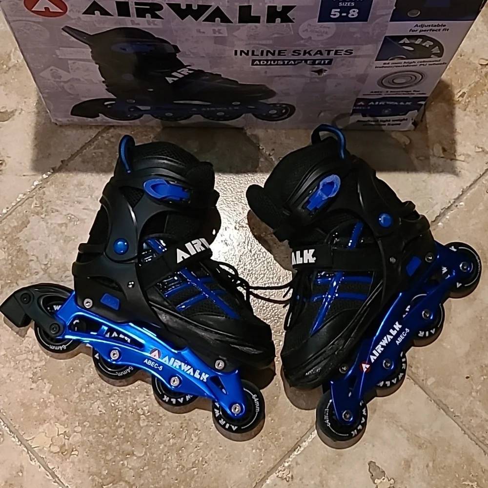 Airwalk Inline Rollerblades Skates Youth Sz 5 - 8 - Picture 3 of 5